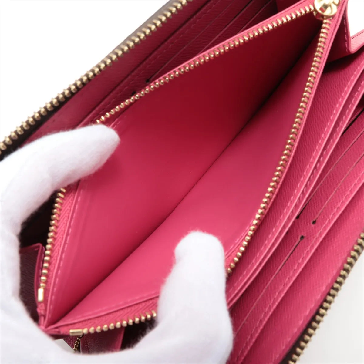 Louis Vuitton Monogram LOVE LOCK Zippy Wallet (SB08-917)