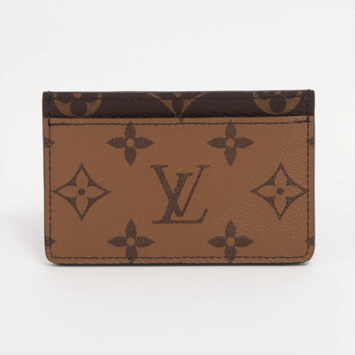 Louis Vuitton Monogram Reverse Porte Cartes Sampur Card Holder (SB08-877)