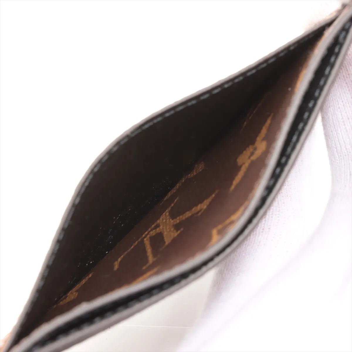 Louis Vuitton Monogram Reverse Porte Cartes Sampur Card Holder (SB08-877)