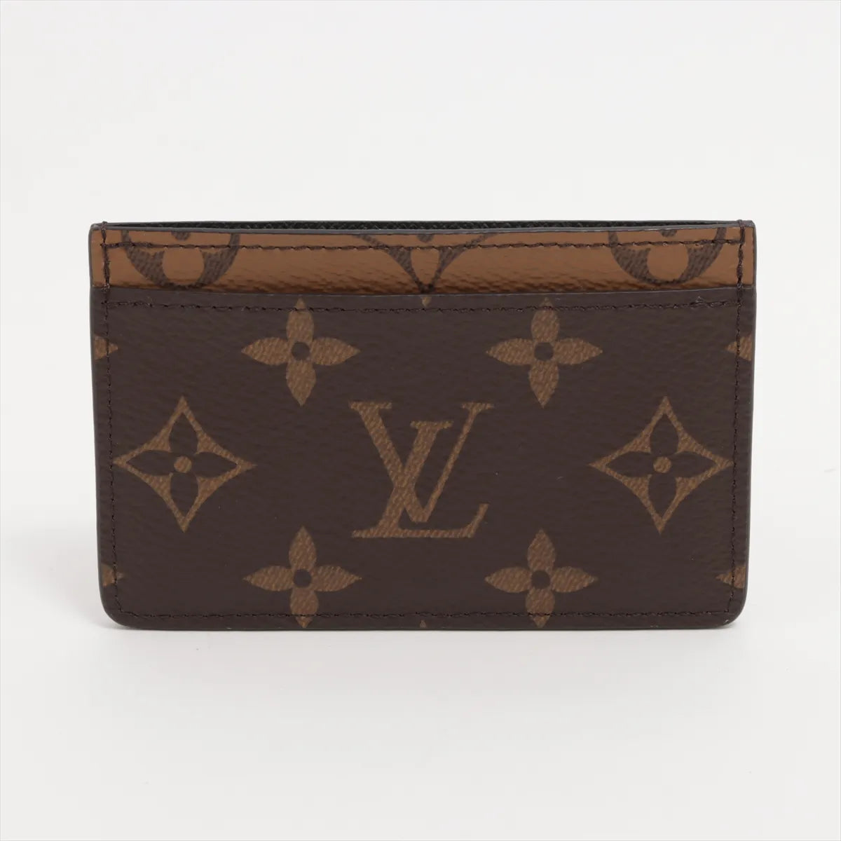 Louis Vuitton Monogram Reverse Porte Cartes Sampur Card Holder (SB08-877)