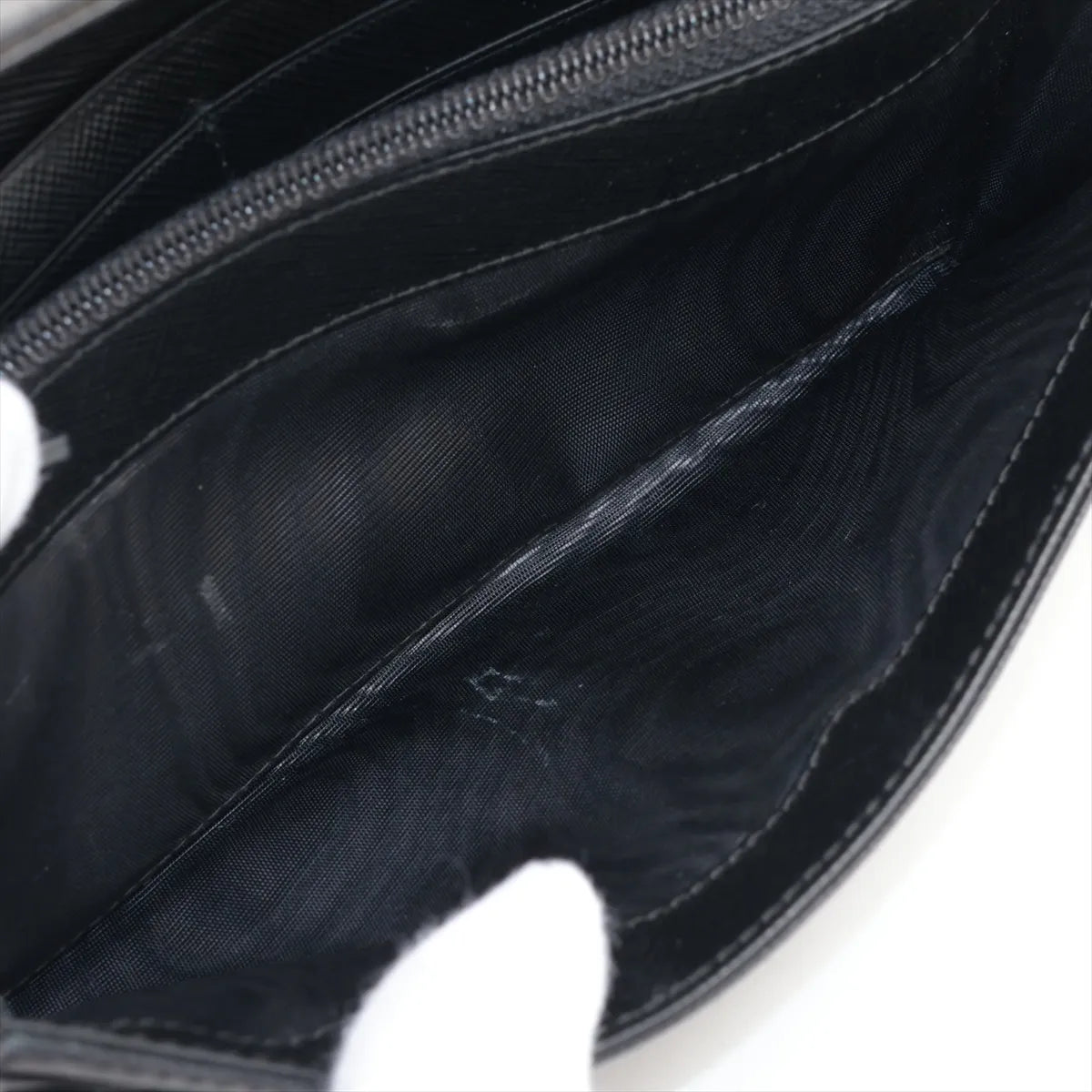 Prada Tessuto  Nylon Long  Wallet Black (SB08-1527)