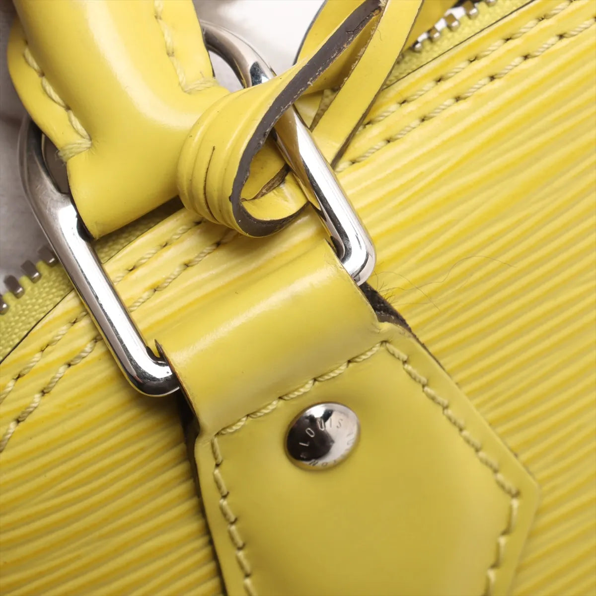 Louis Vuitton Epi Alma BB  Yellow SB06-2571