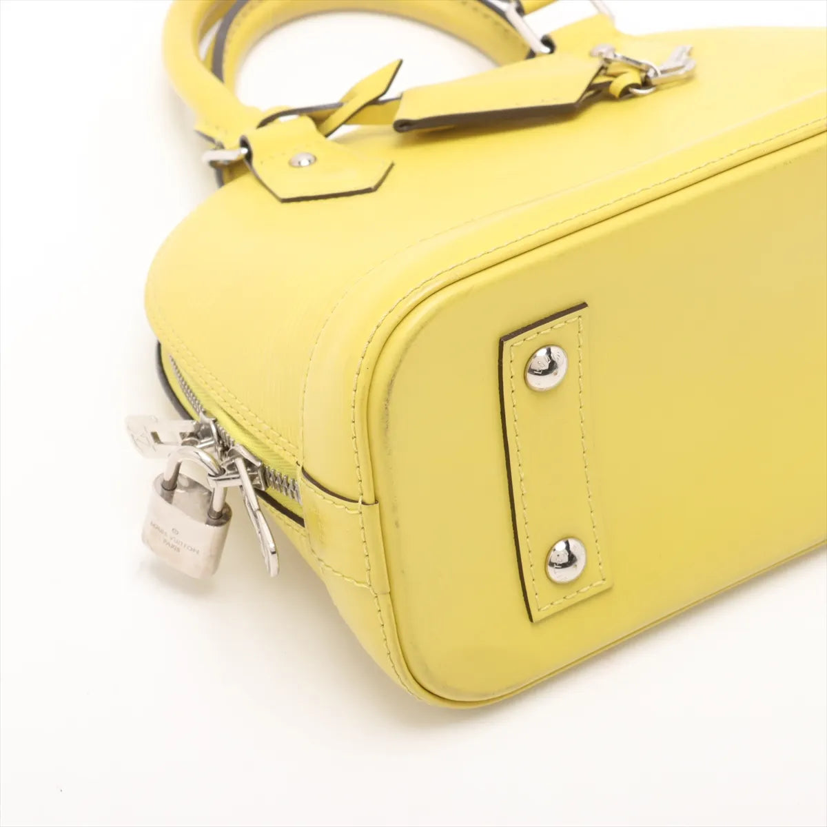 Louis Vuitton Epi Alma BB  Yellow SB06-2571