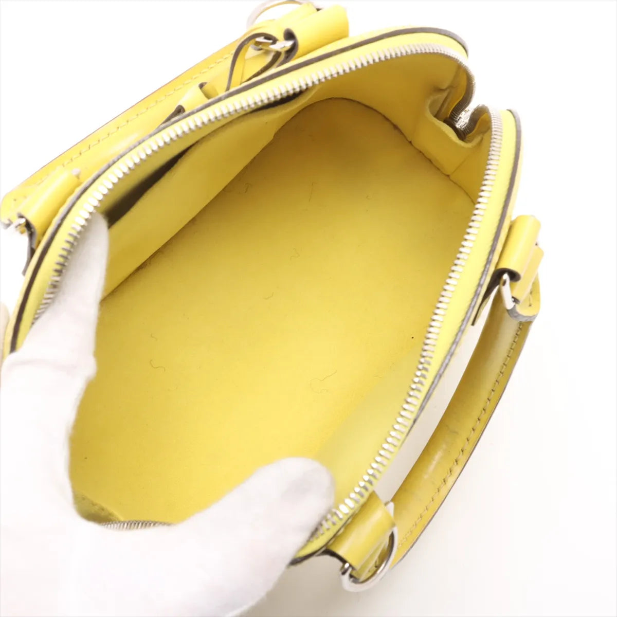 Louis Vuitton Epi Alma BB  Yellow SB06-2571