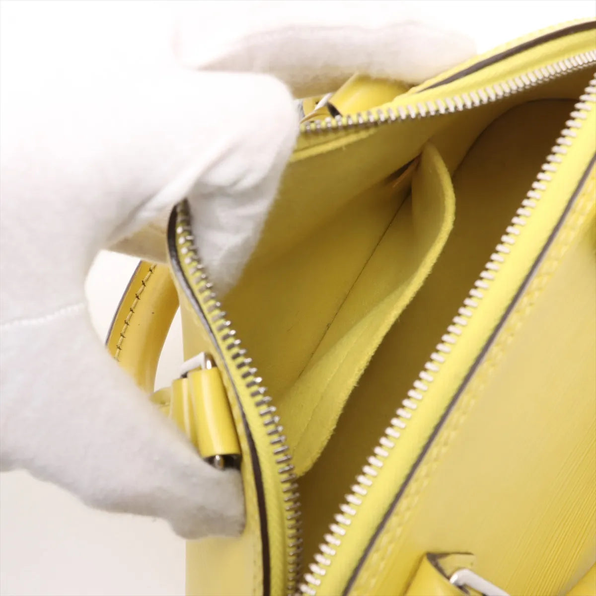 Louis Vuitton Epi Alma BB  Yellow SB06-2571
