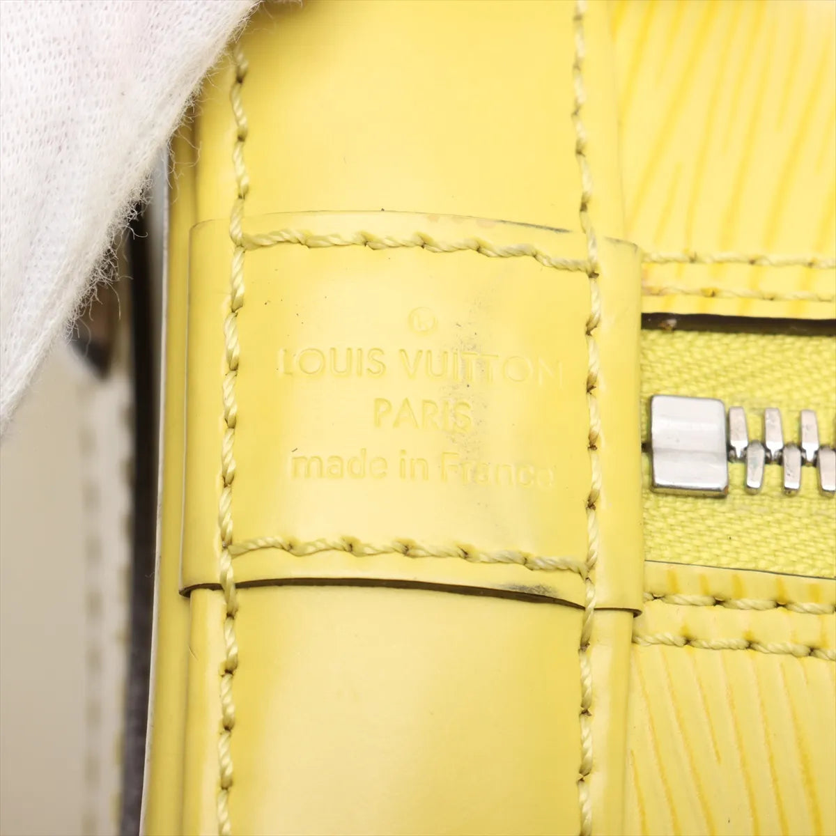 Louis Vuitton Epi Alma BB  Yellow SB06-2571
