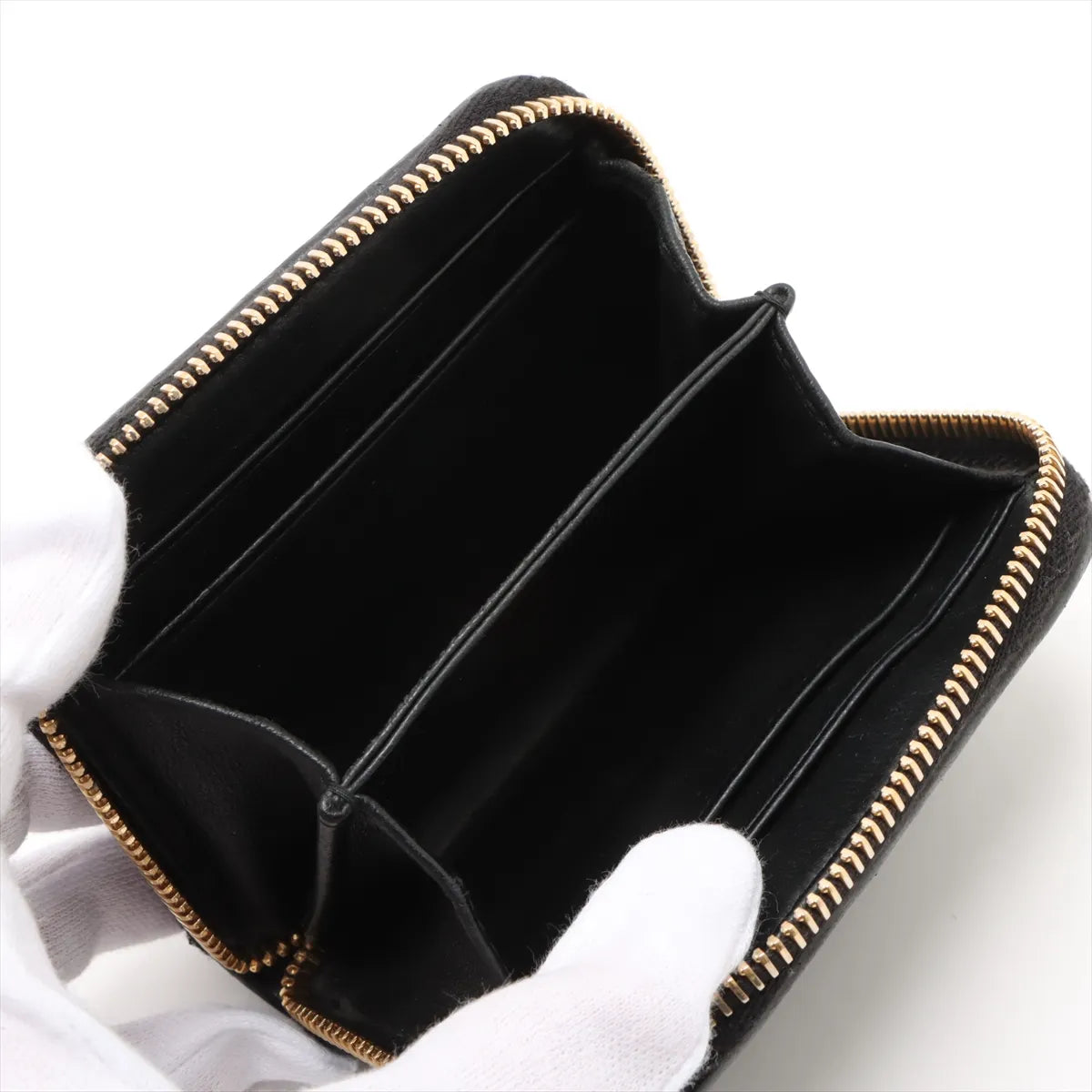Miu Miu Matelassé Leather Coin Purse Black (SB08-1640)