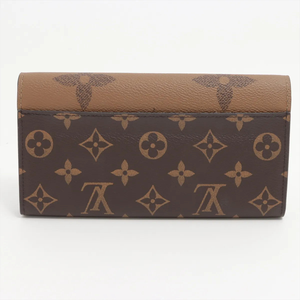 Louis Vuitton Giant Monogram Reverse Portefeuille Sarah Long Wallet (SB08-1793)