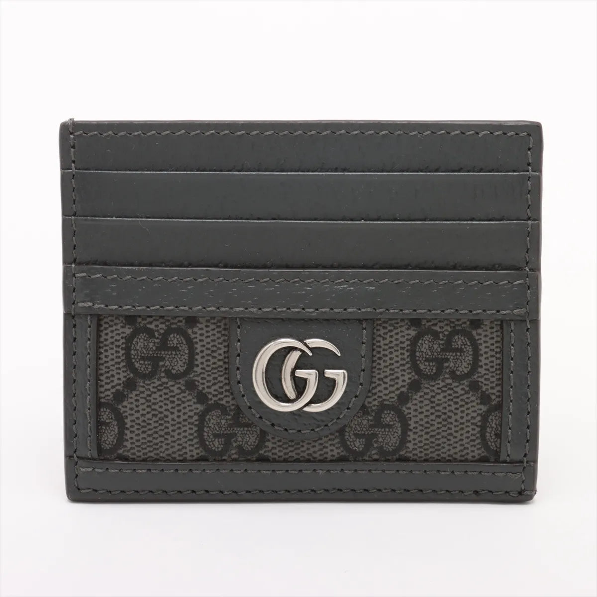 Gucci GG Supreme Leather and Canvas Card Case (MA08-1)
