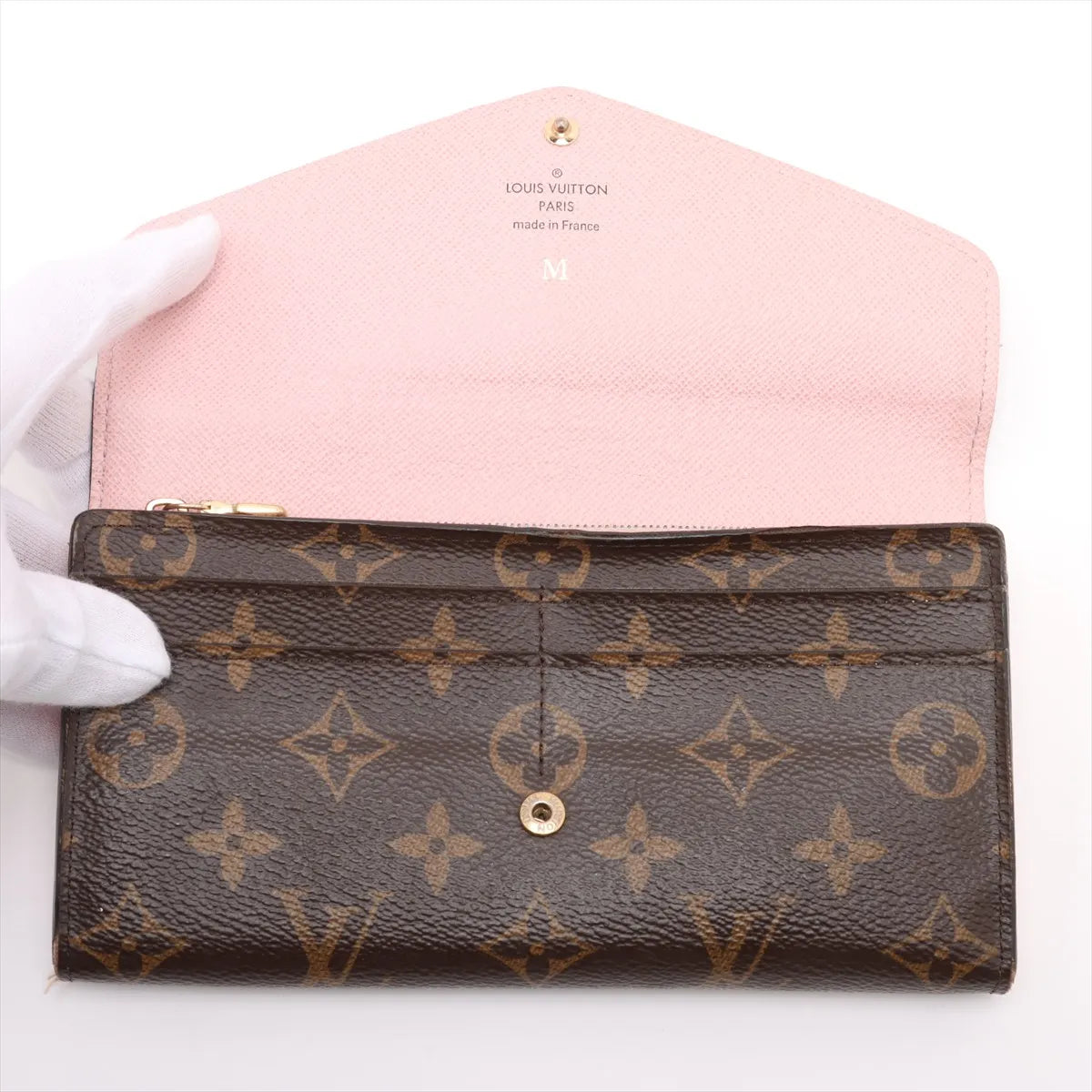 Louis Vuitton Monogram Portefeuille Sarah Wallet (MA08-7)