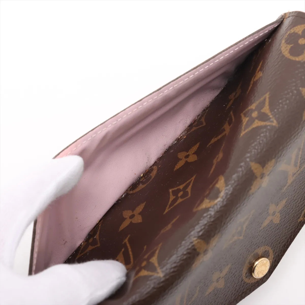 Louis Vuitton Monogram Portefeuille Sarah Wallet (MA08-7)
