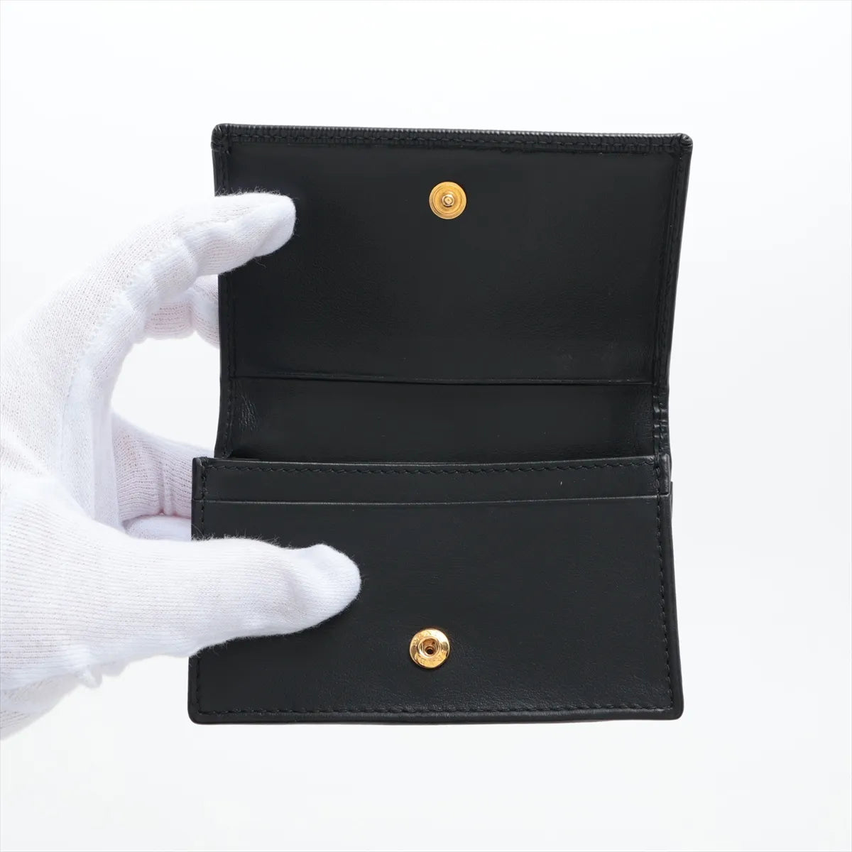 Prada Vitello Move Saffiano Leather Card Case Black (SB08-431)