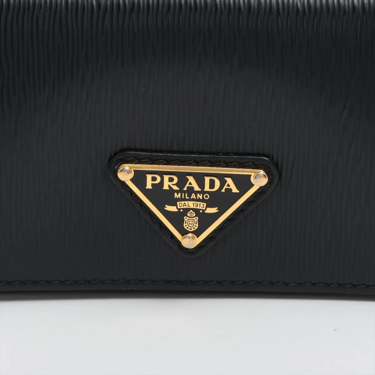 Prada Vitello Move Saffiano Leather Card Case Black (SB08-431)