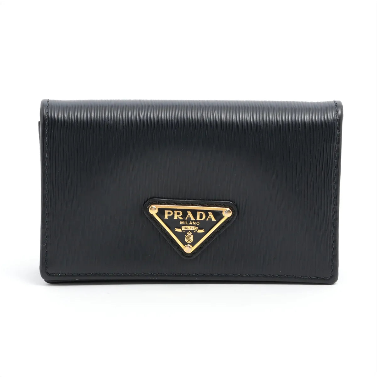 Prada Vitello Move Saffiano Leather Card Case Black (SB08-431)