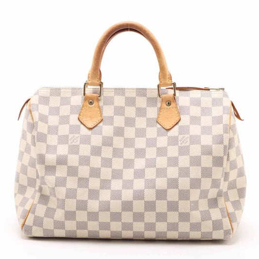 Pre-Owned Louis Vuitton Damier Azure Speedy 30  MA06-58