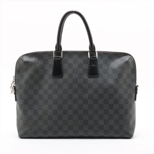 Pre-Owned Louis Vuitton Damier Graphite Porte Documents Jour  SB06-2218