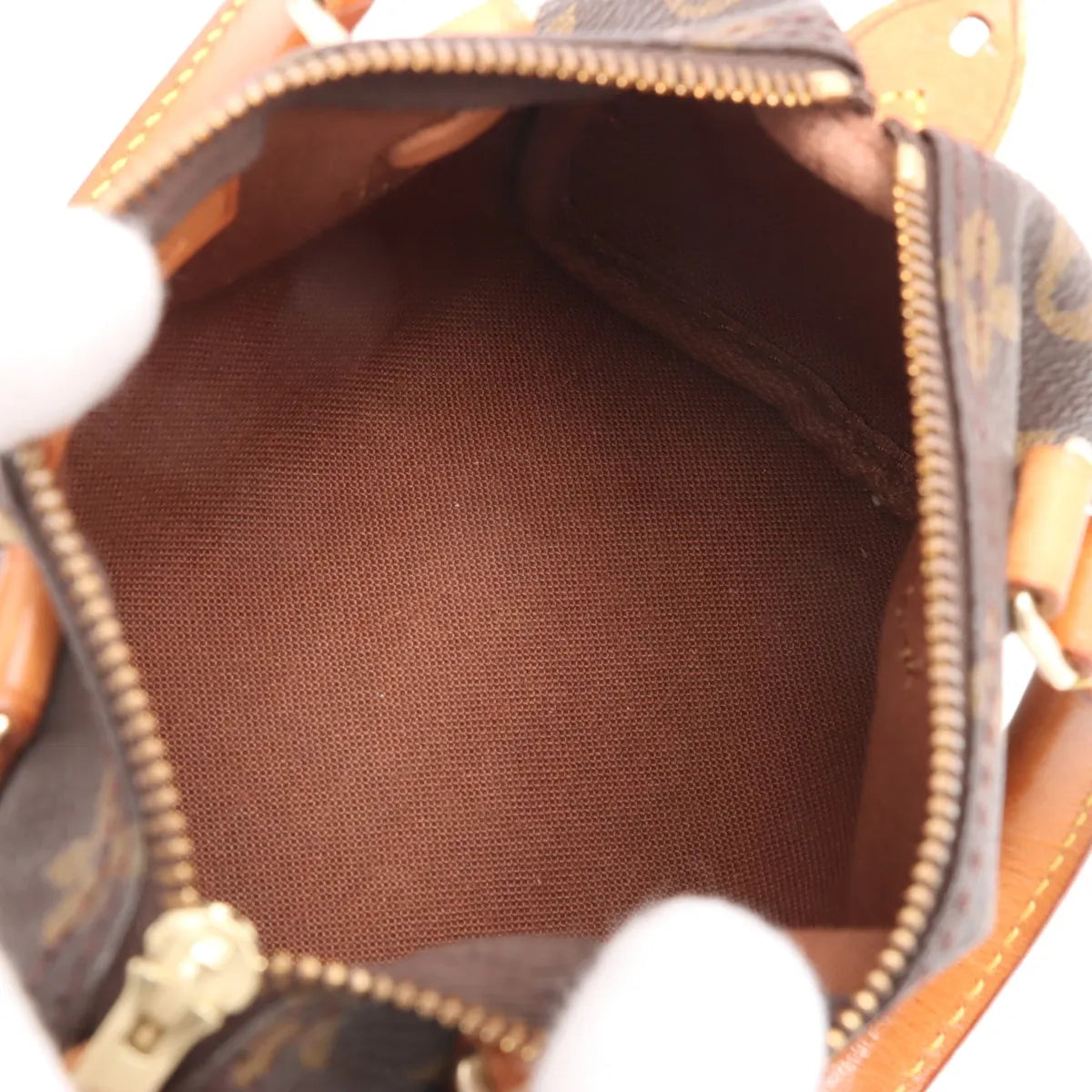 Louis Vuitton Monogram Mini Speedy SB06-2366 WITH STRAP