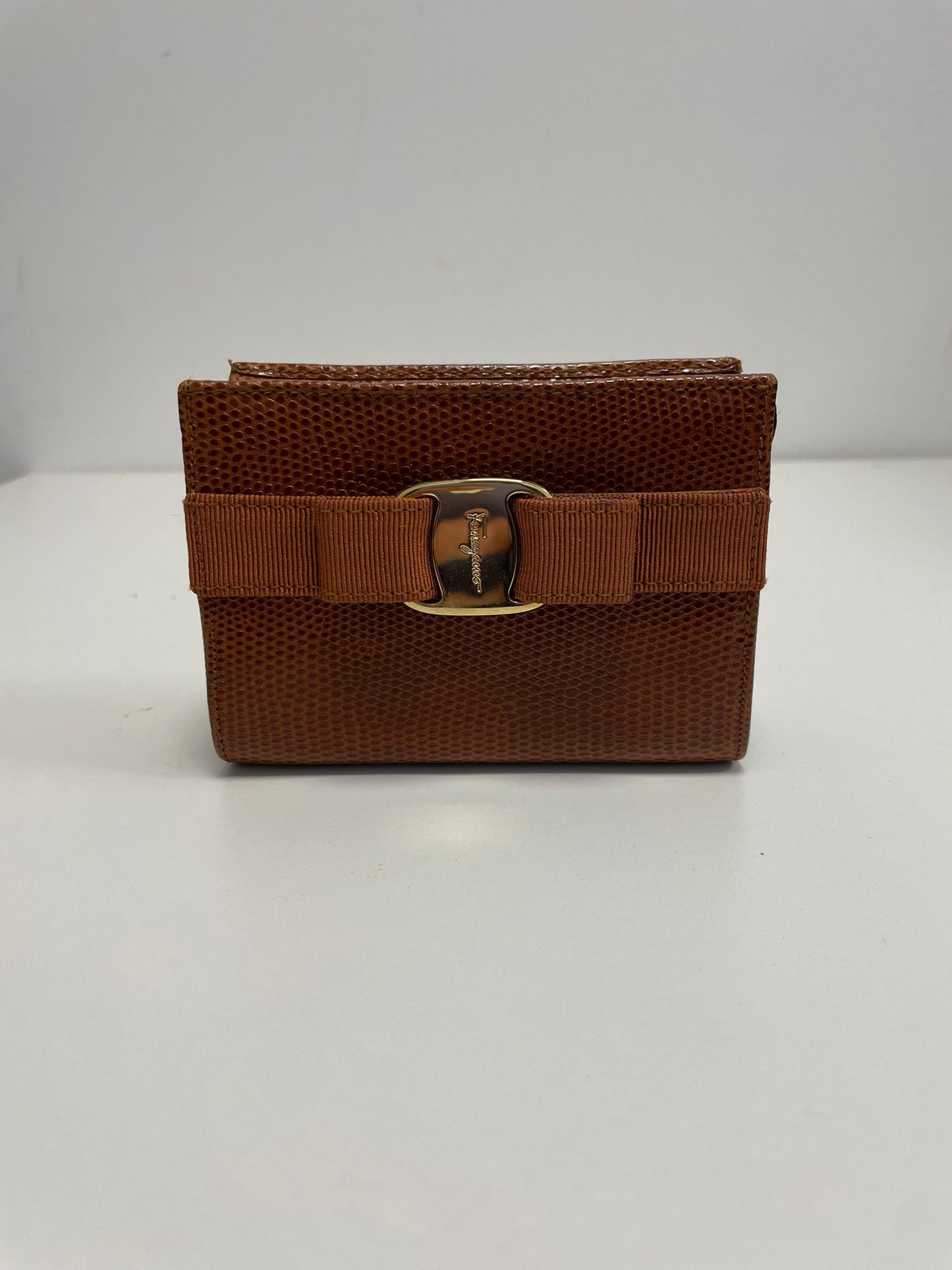 Salvatore Ferragamo Vara Bow Leather Wallet 29441