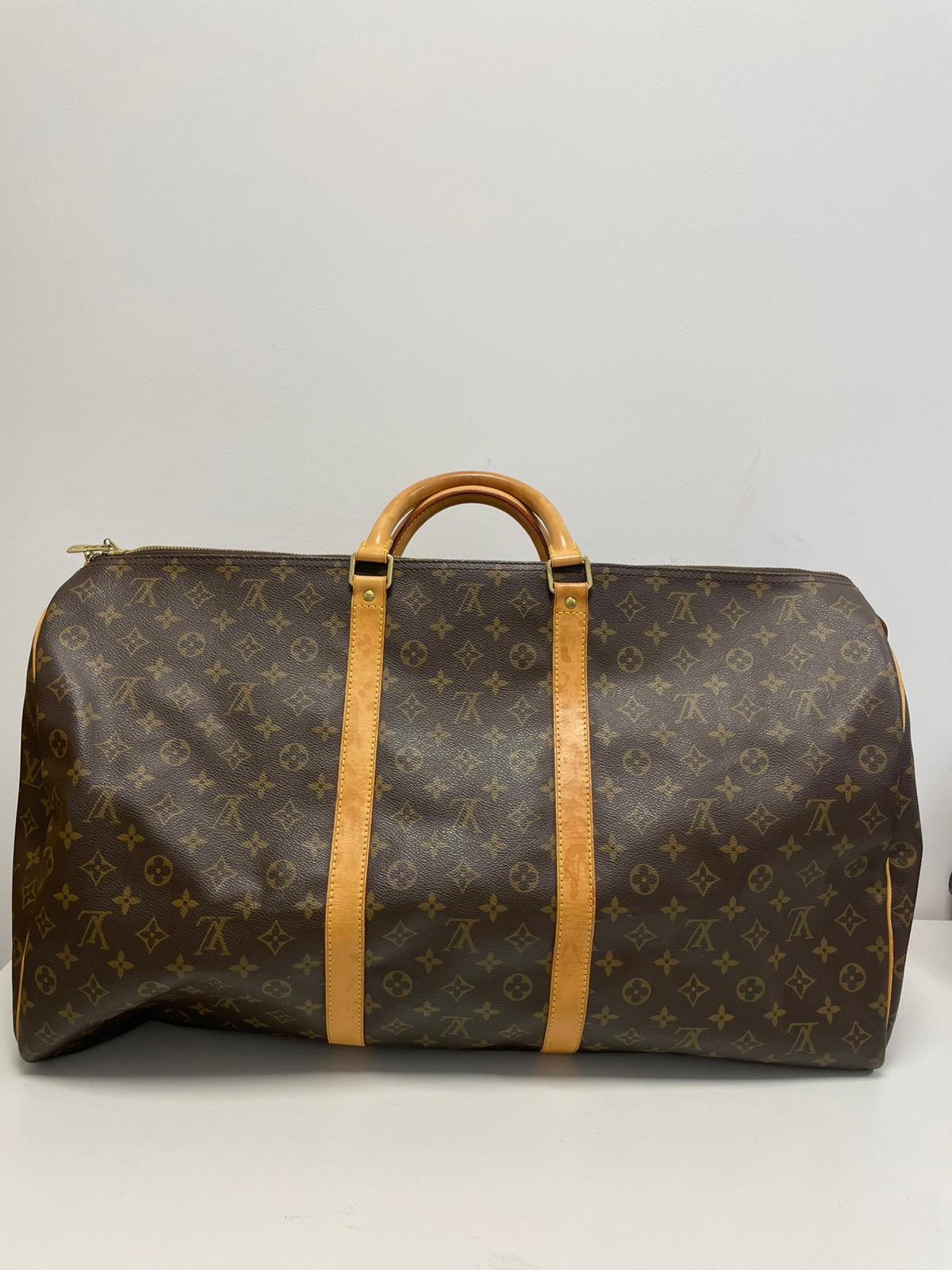 Pre-Owned Louis Vuitton Monogram Keepall 60 Bag (171727)