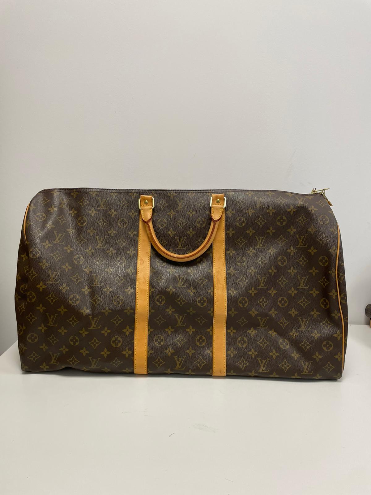 Pre-Owned Louis Vuitton Monogram Keepall 60 Bag (171727)