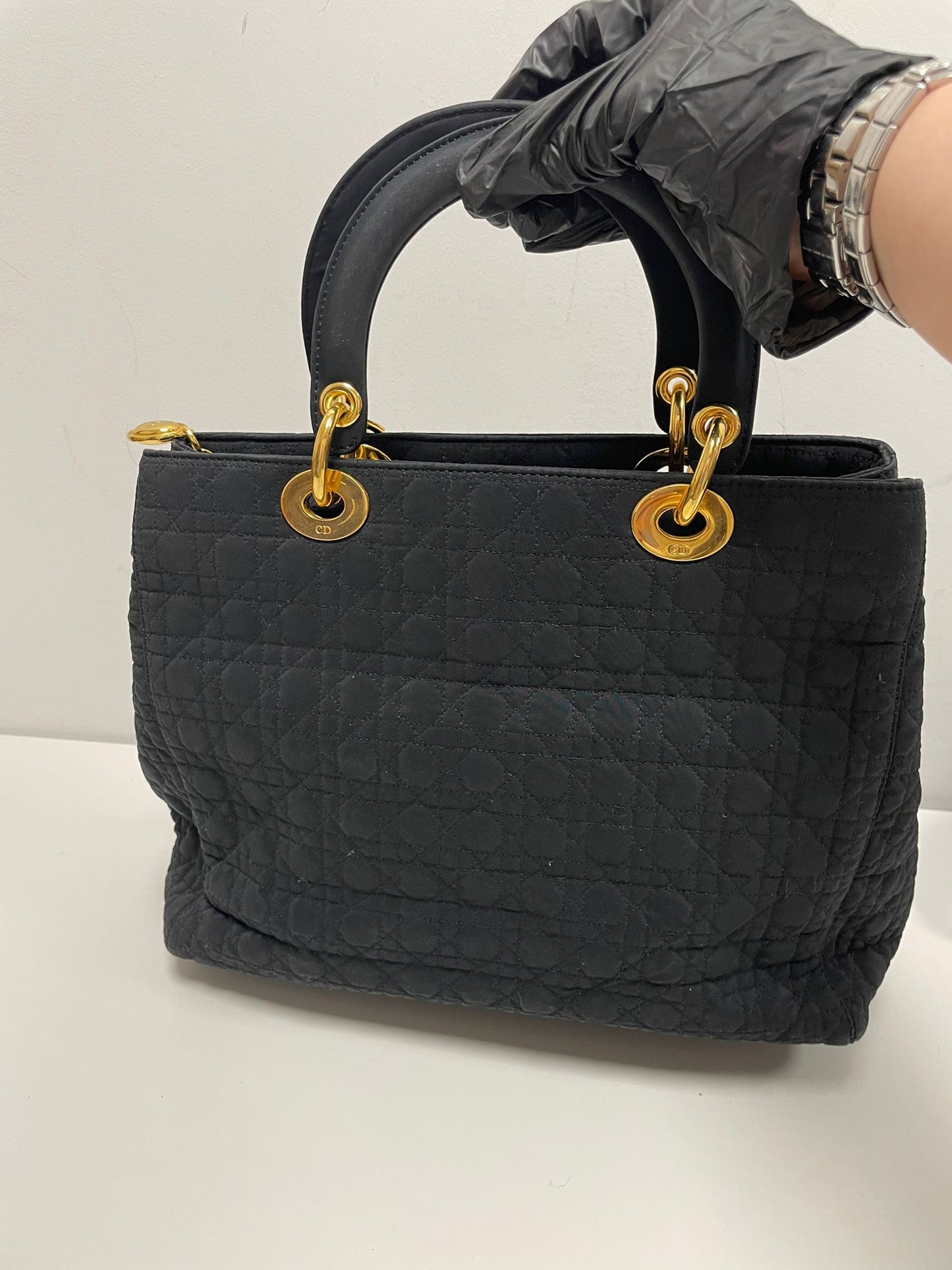 Christian Dior Lady Dior Cannage Hand Bag (H005)