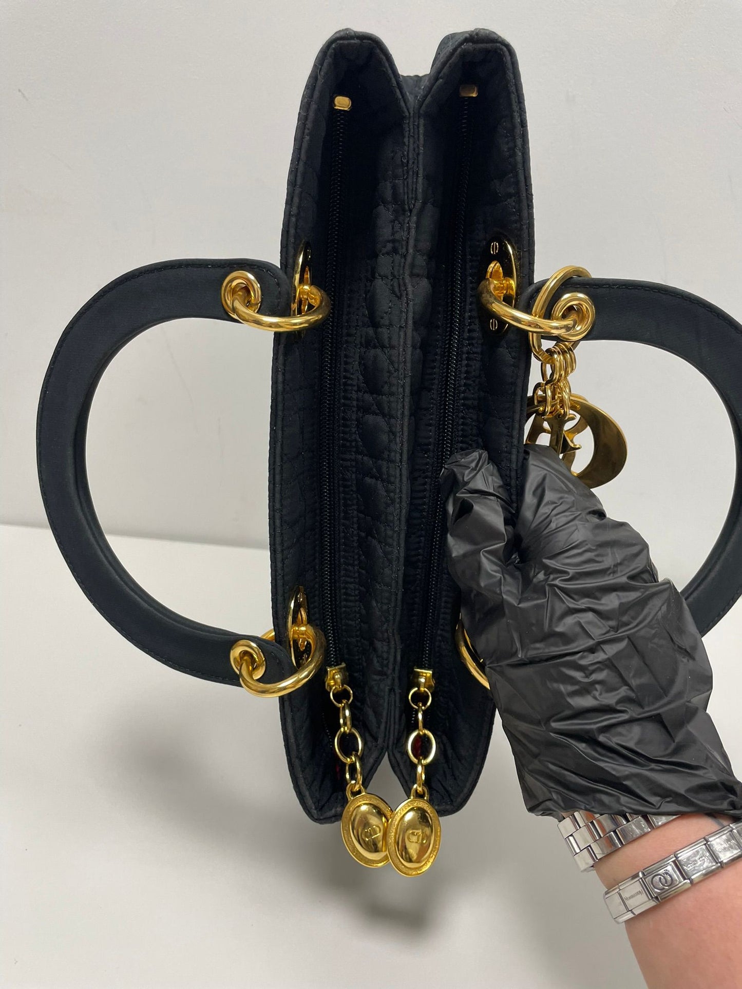 Christian Dior Lady Dior Cannage Hand Bag (H005)