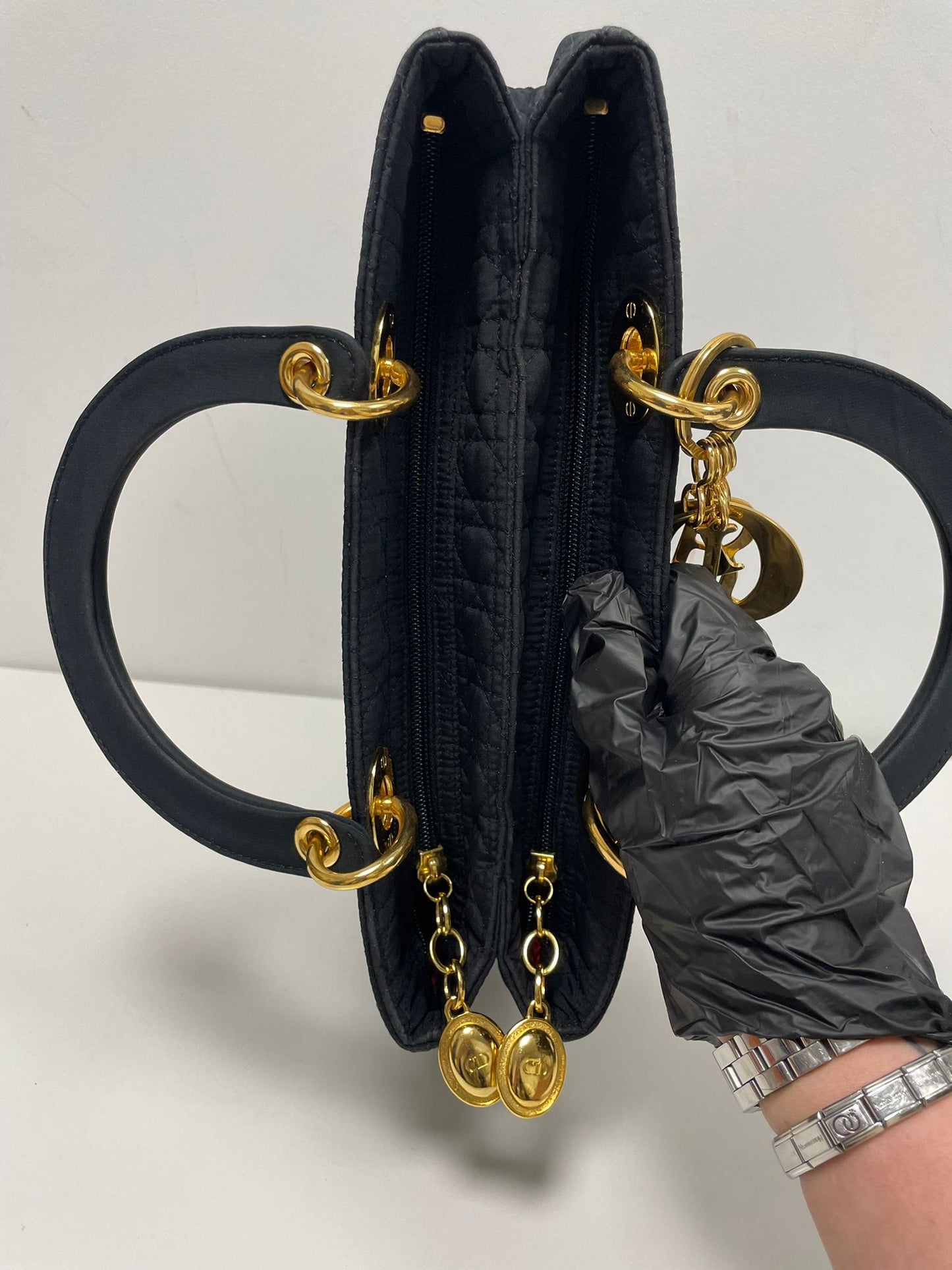 Christian Dior Lady Dior Cannage Hand Bag (H005)