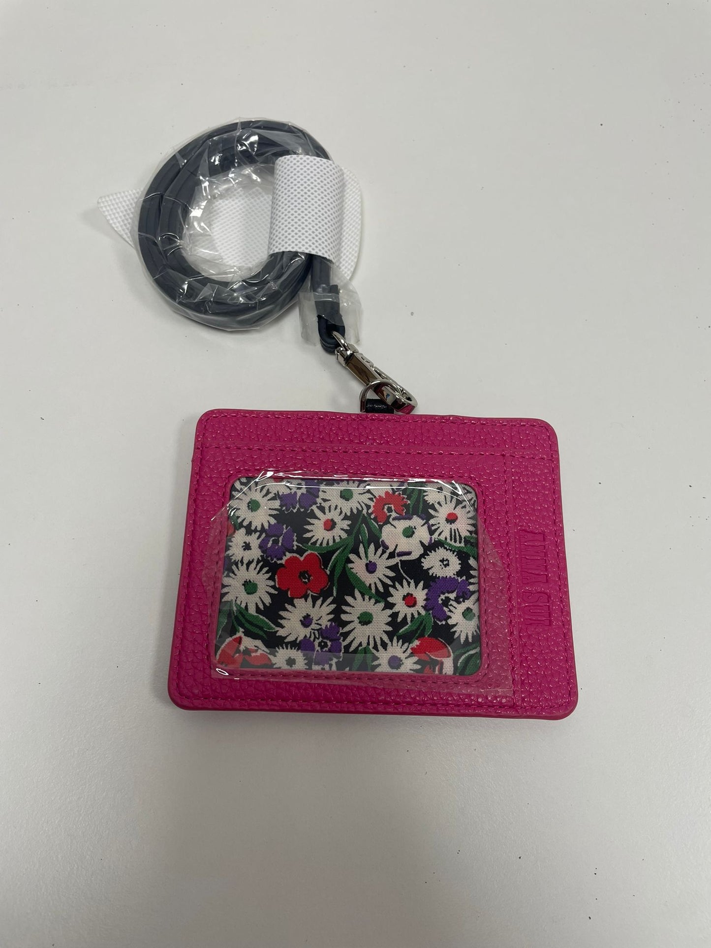 Anna Sui lanyard card holder in pink (JPD04-17)