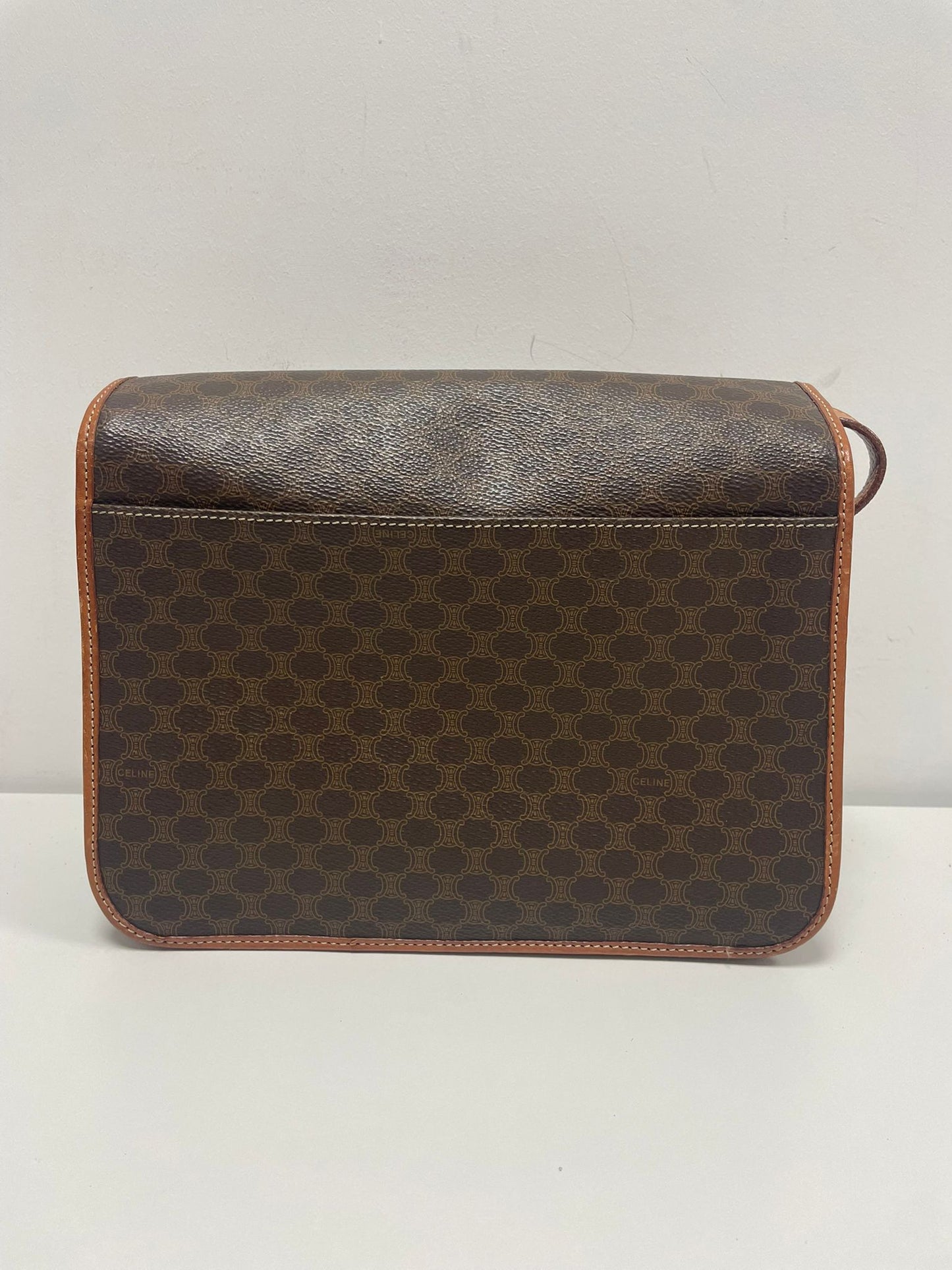 Celine Vintage Macadam Shoulder Bag (JPD04-21)