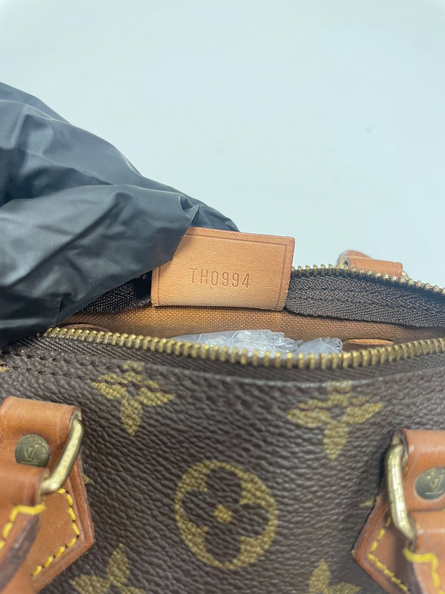 Louis Vuitton Mini Speedy HL handbag in Monogram canvas (JPD04-30)