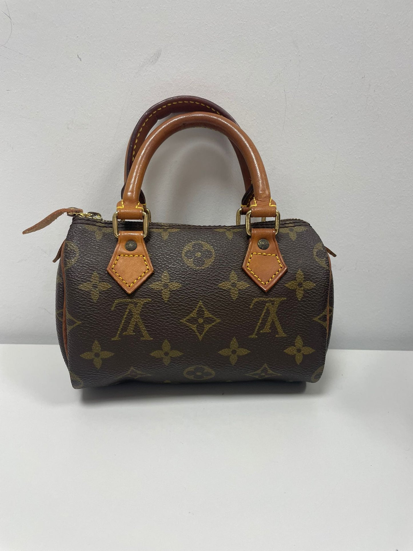 Louis Vuitton Mini Speedy HL handbag in Monogram canvas (JPD04-30)