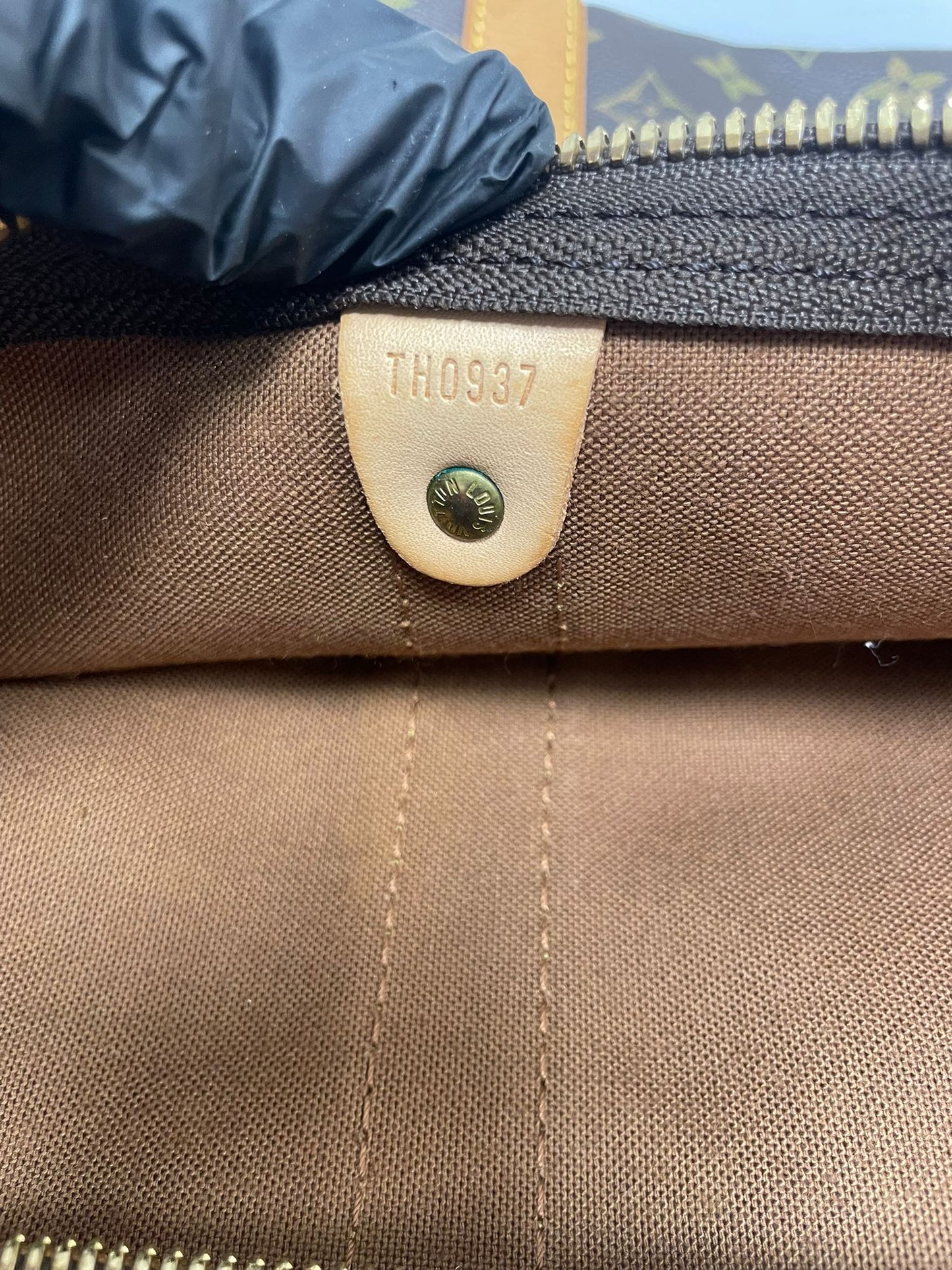 Louis Vuitton Keepall Bandoulière 55 travel bag (JPD04-41)