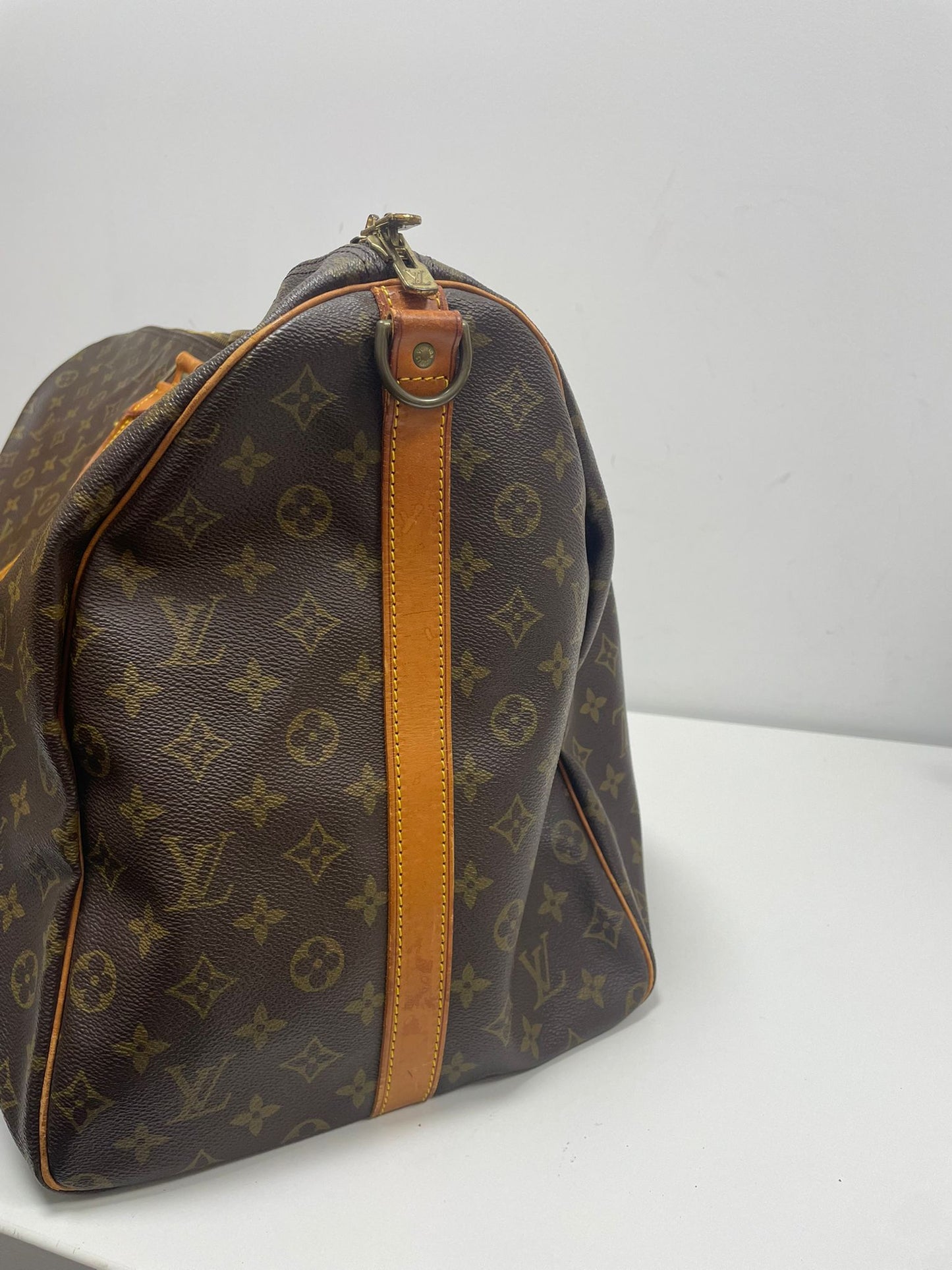 Louis Vuitton Monogram Keepall Bandoulière 60 (JPD04-43)