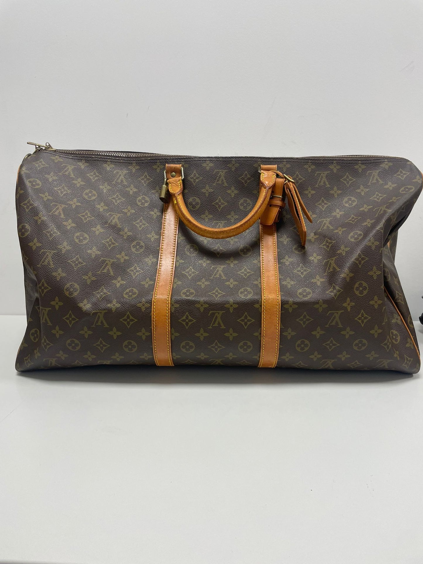 Louis Vuitton Monogram Keepall Bandoulière 60 (JPD04-43)