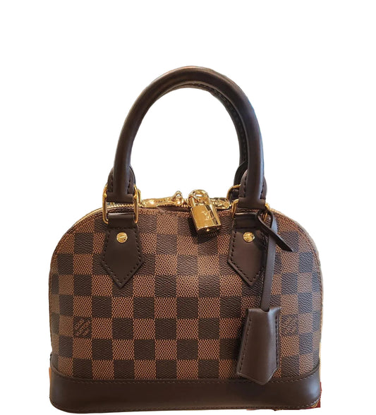 Louis Vuitton Alma BB in Damier Ebene canvas