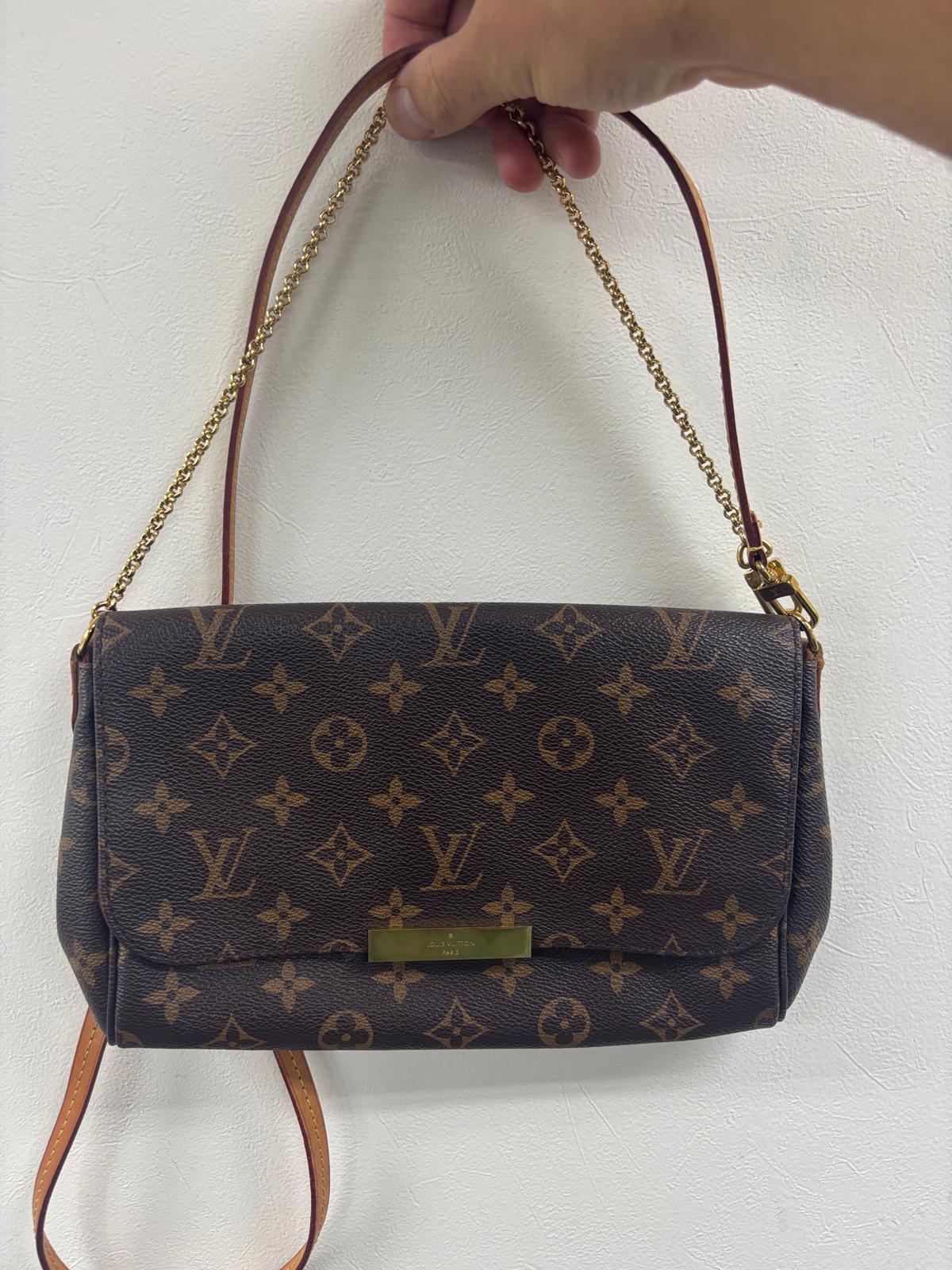 Louis Vuitton Brown PVC Monogram Canvas Favorite PM Crossbody Bag