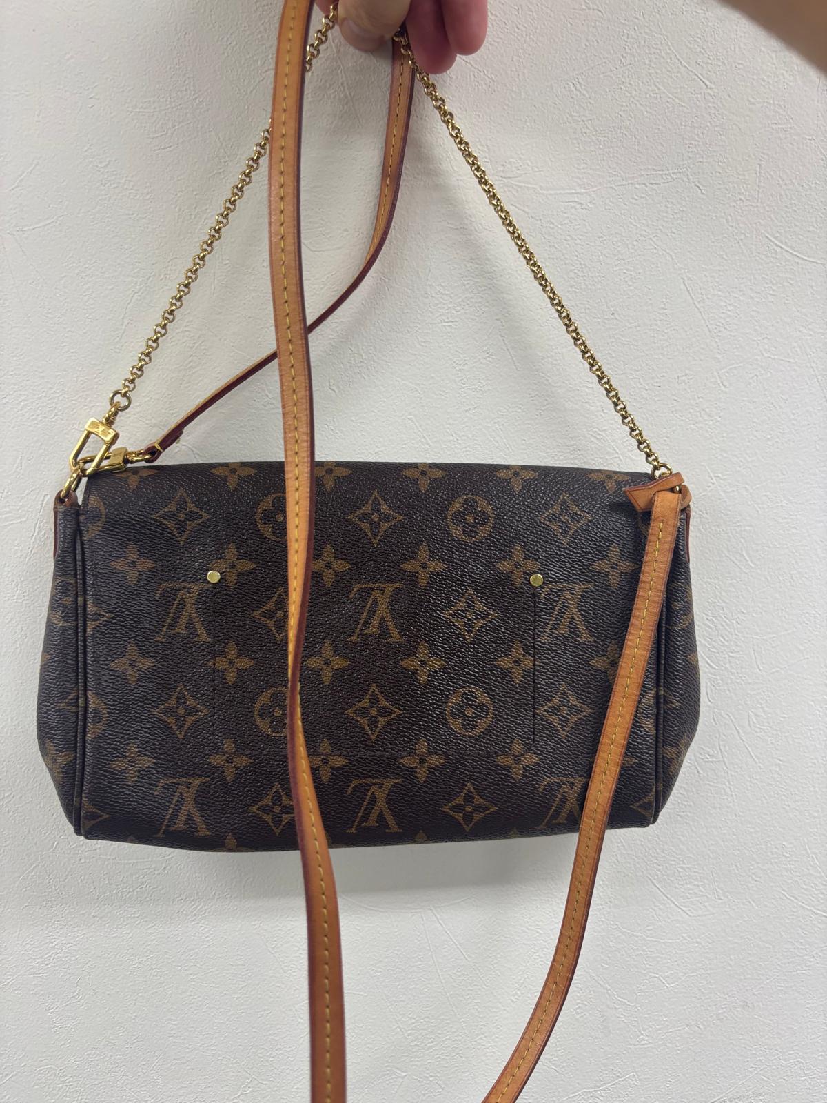 Louis Vuitton Brown PVC Monogram Canvas Favorite PM Crossbody Bag