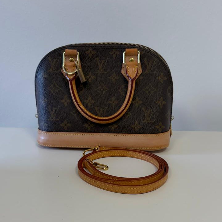 Louis Vuitton PVC Monogram Canvas Alma BB Shoulder Bag M46990 (V12110421HC)