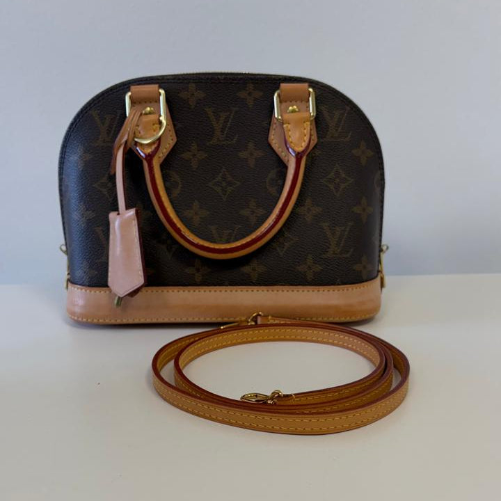 Louis Vuitton PVC Monogram Canvas Alma BB Shoulder Bag M46990 (V12110421HC)