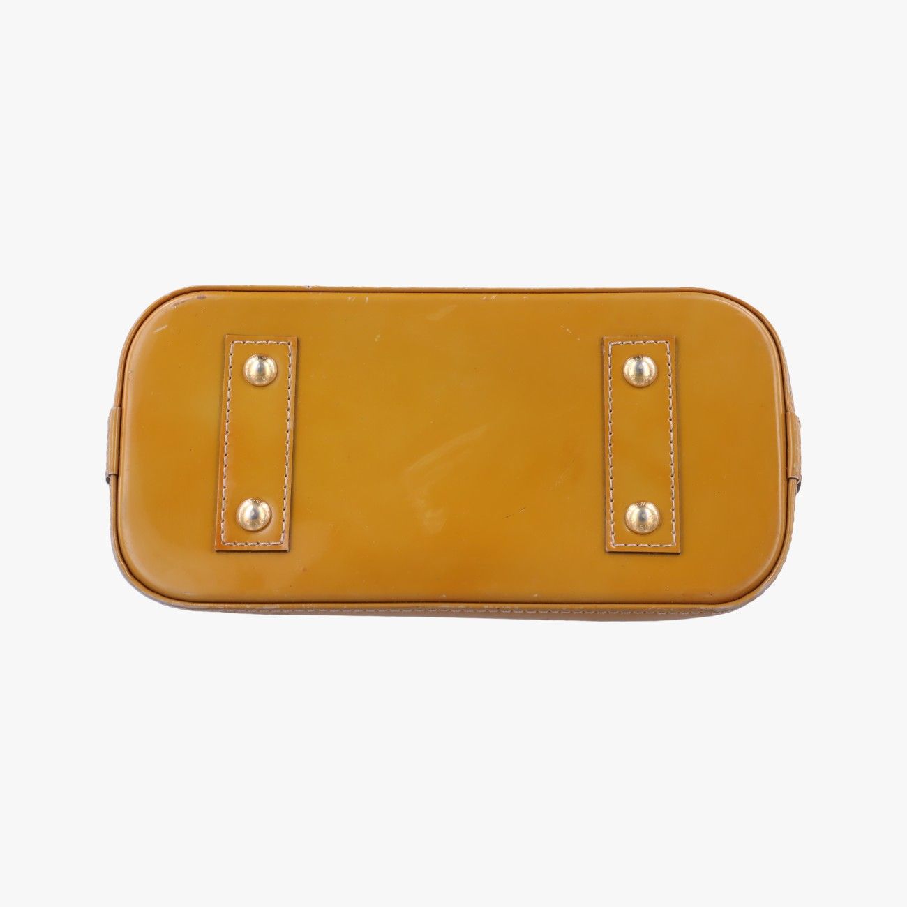 Louis Vuitton Vernis Alma BB in Yellow/Gold