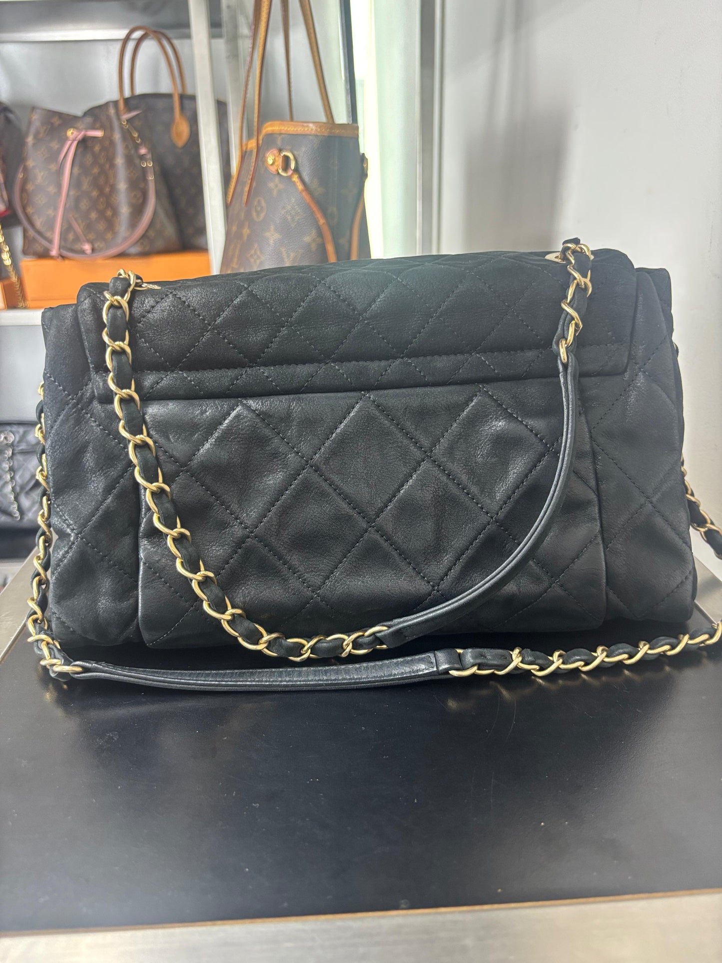 Vintage Chanel Timeless Classique Quilted Leather Shoulder Bag