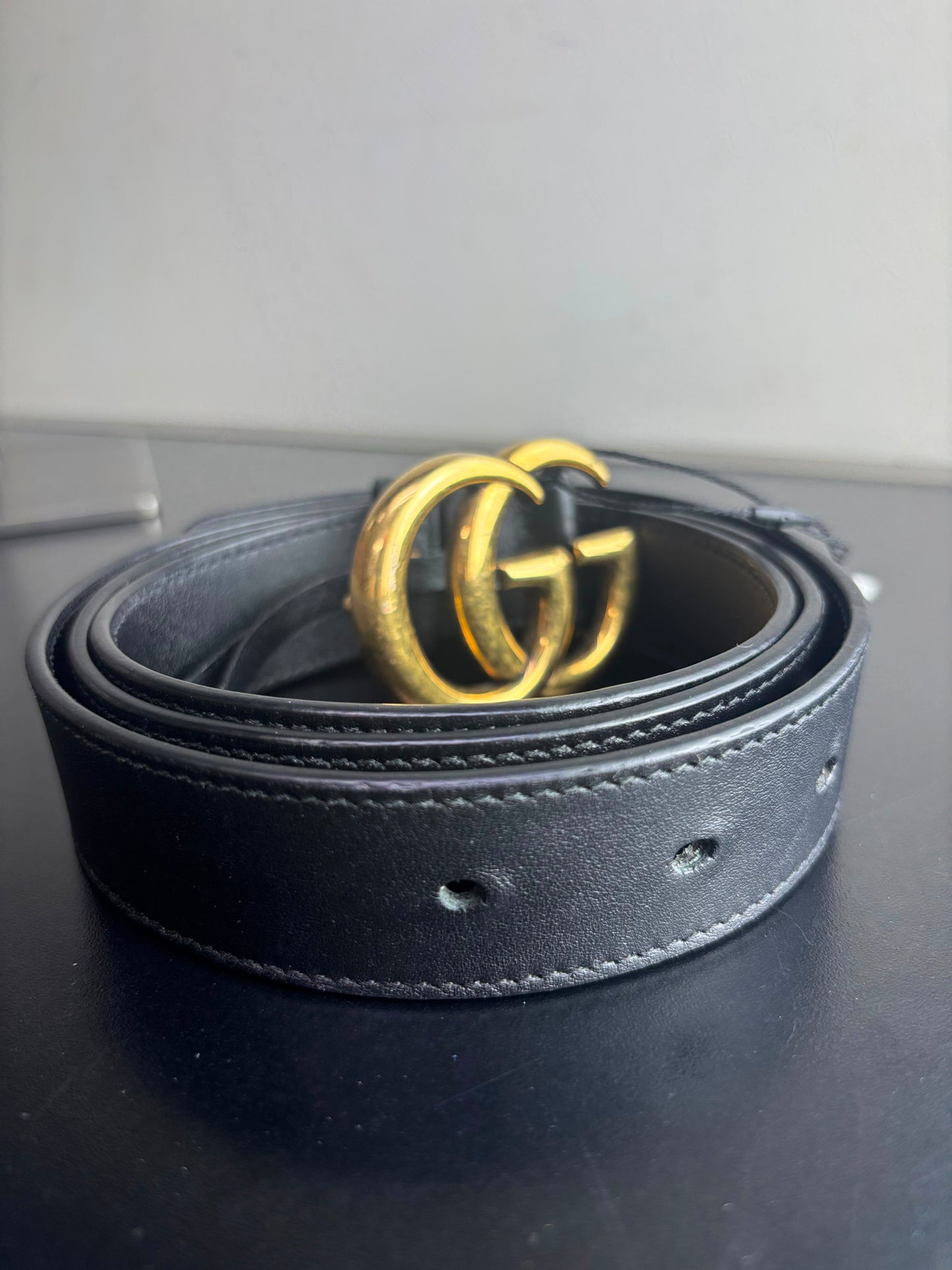 Gucci GG Marmont Leather Belt