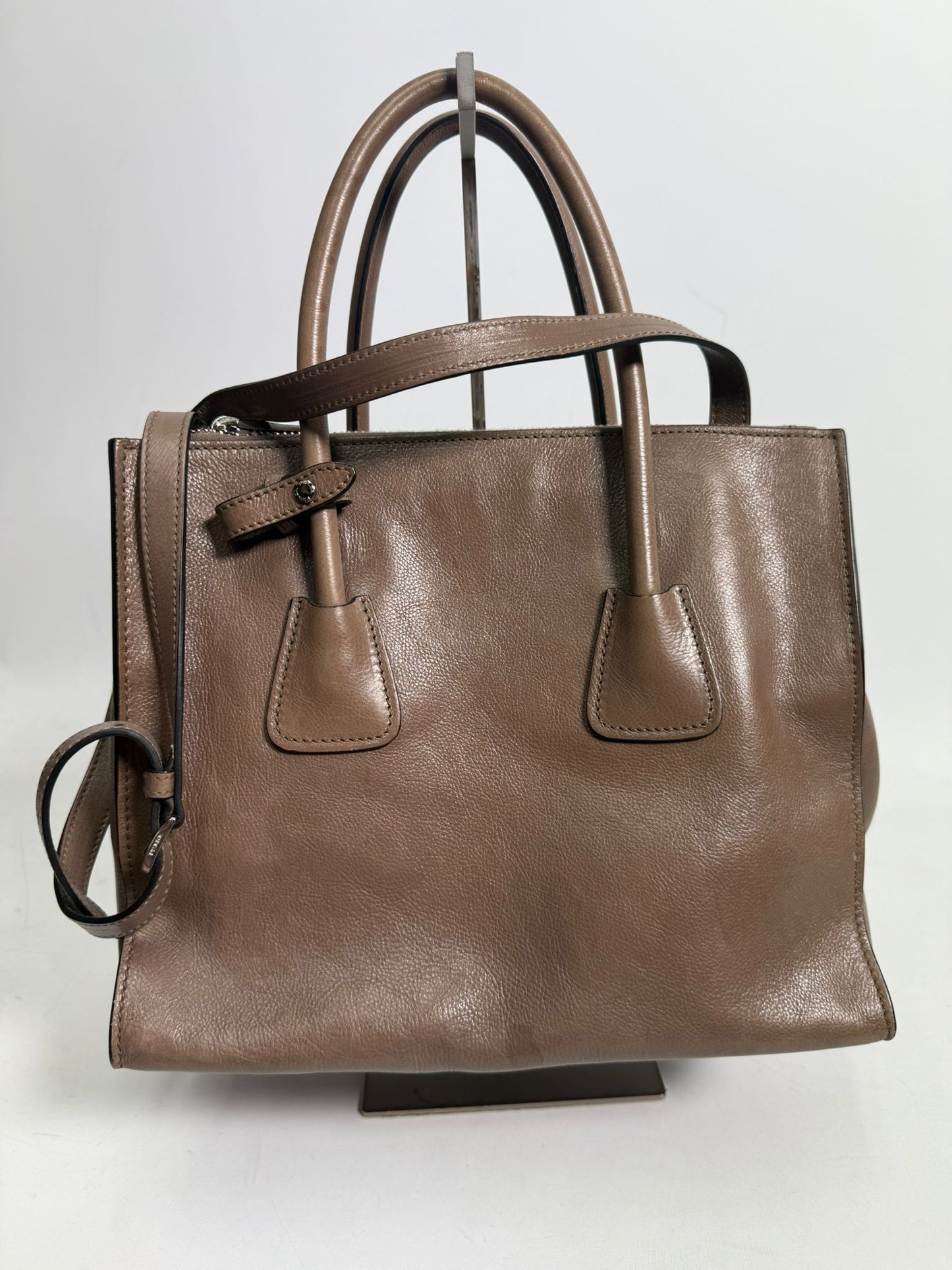 Prada Glace Calf Twin Pocket Tote