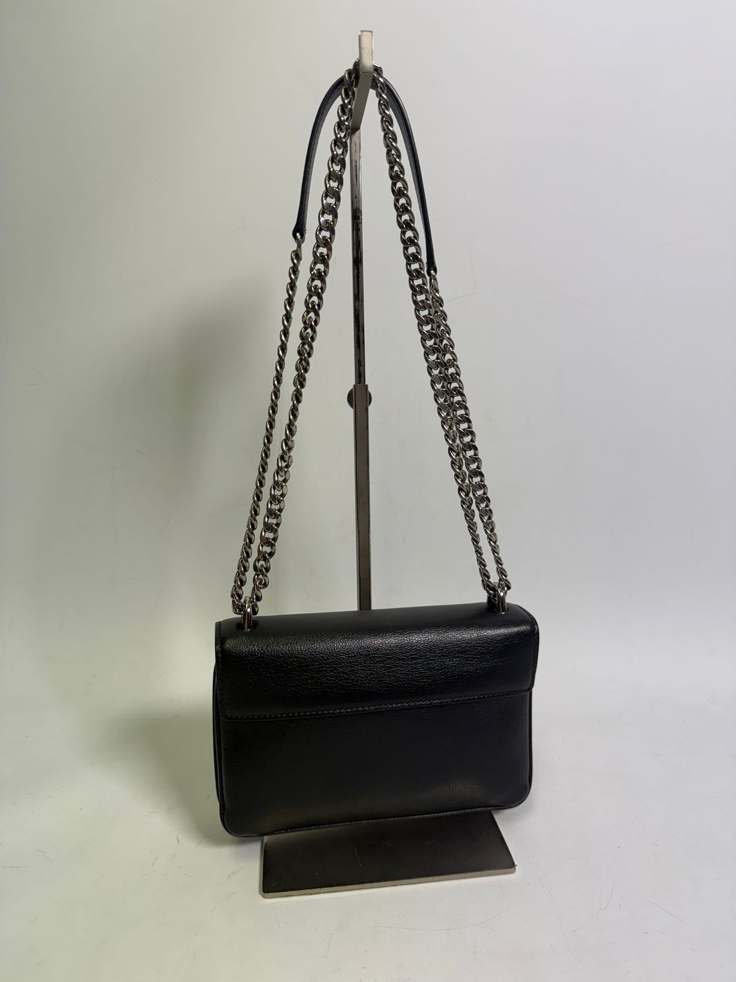 Prada Leather Chain Flap Crossbody Bag