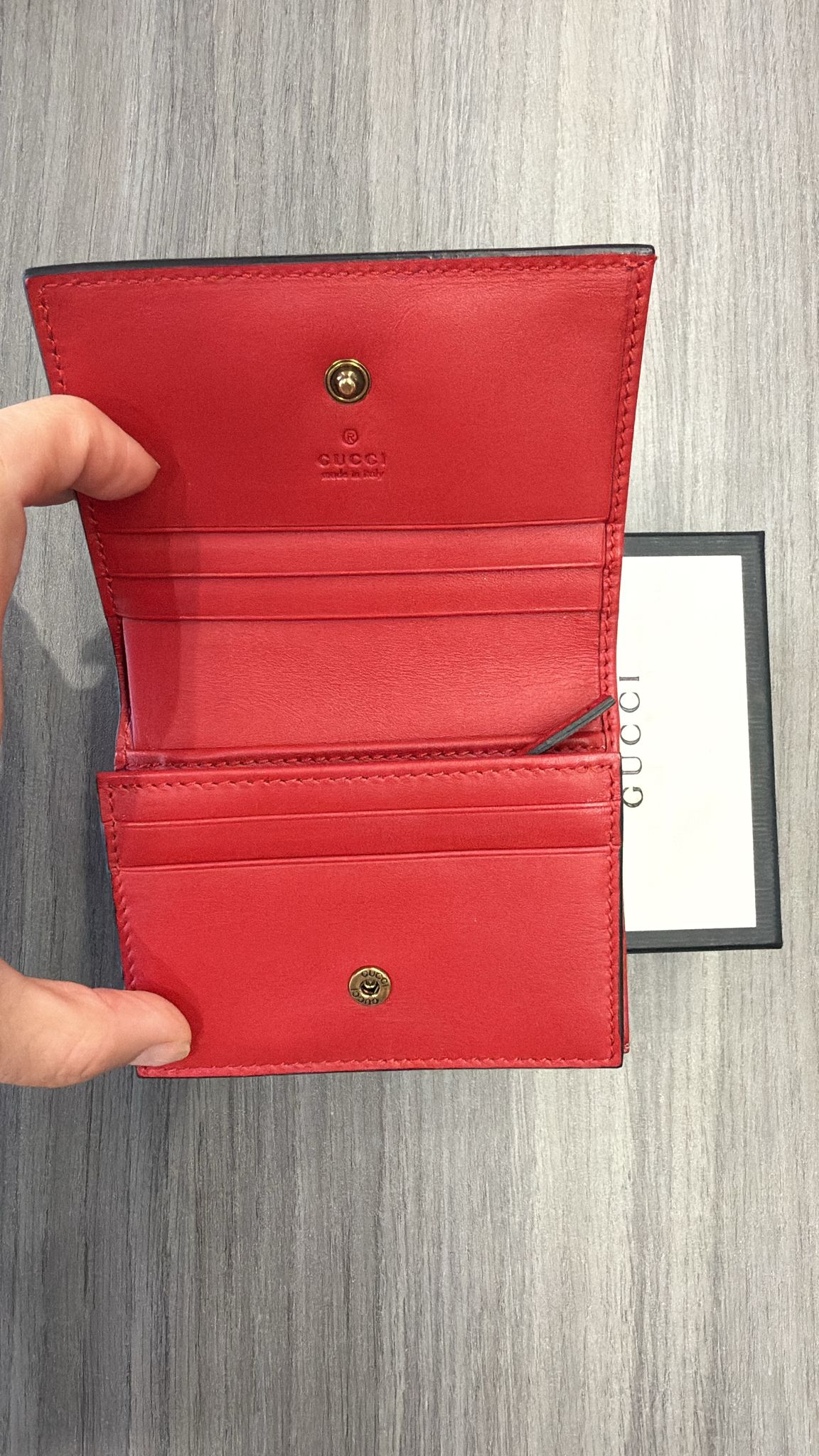 GUCCI Cherry GG Wallet 27521