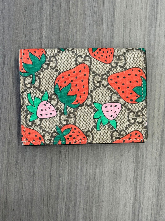 GUCCI Strawberry Wallet 25171