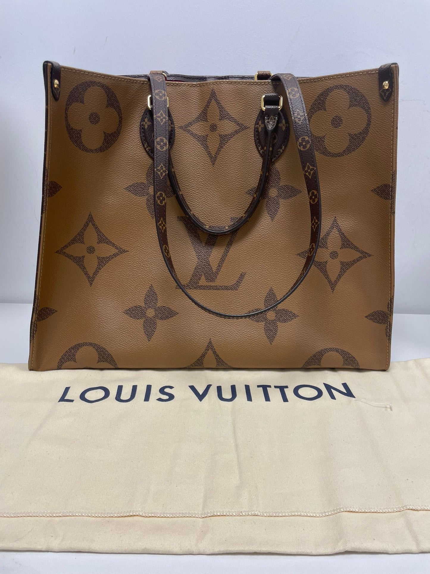 Louis Vuitton OnTheGo GM Monogram Reverse Giant Tote Bag