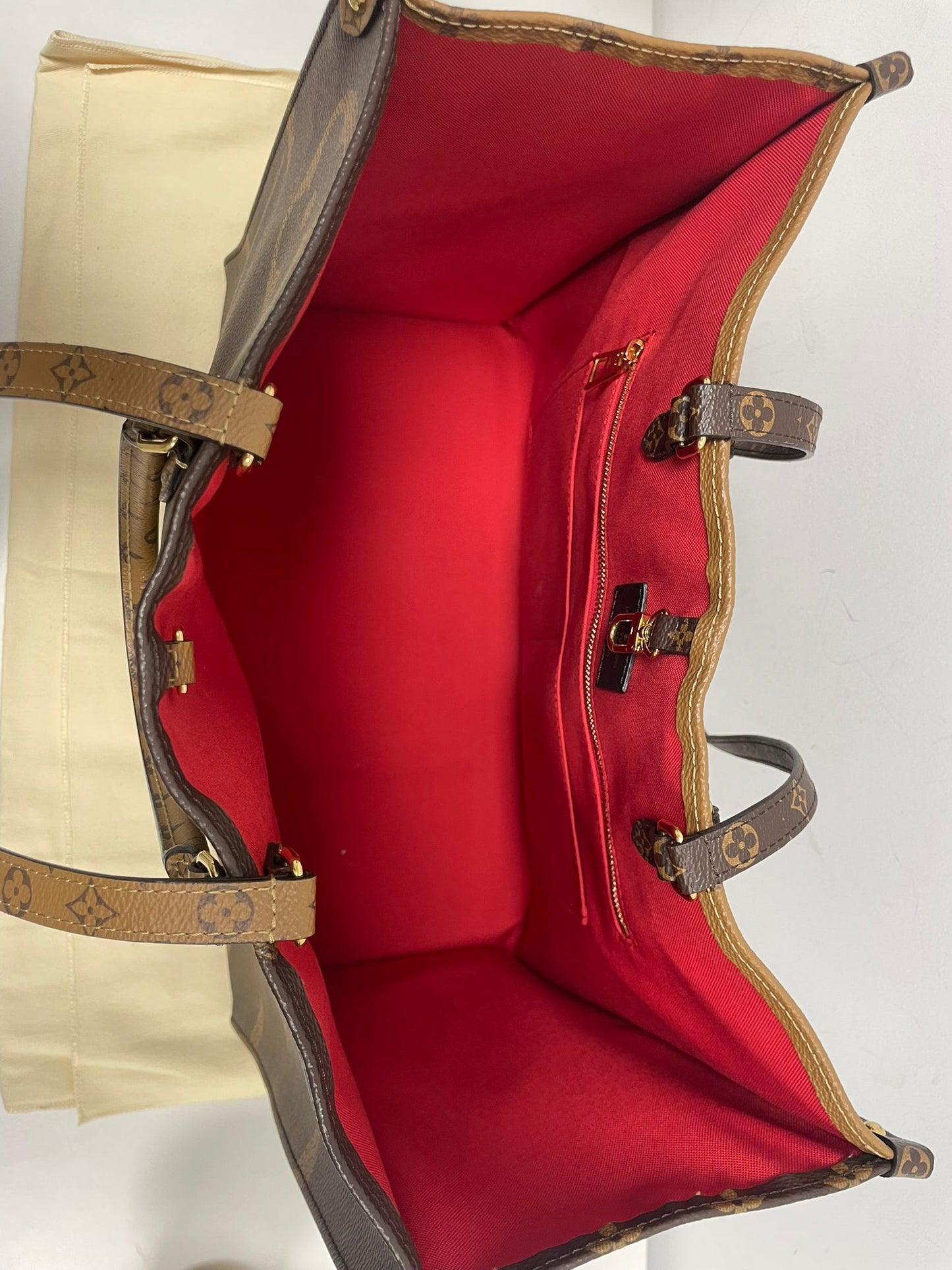 Louis Vuitton OnTheGo GM Monogram Reverse Giant Tote Bag