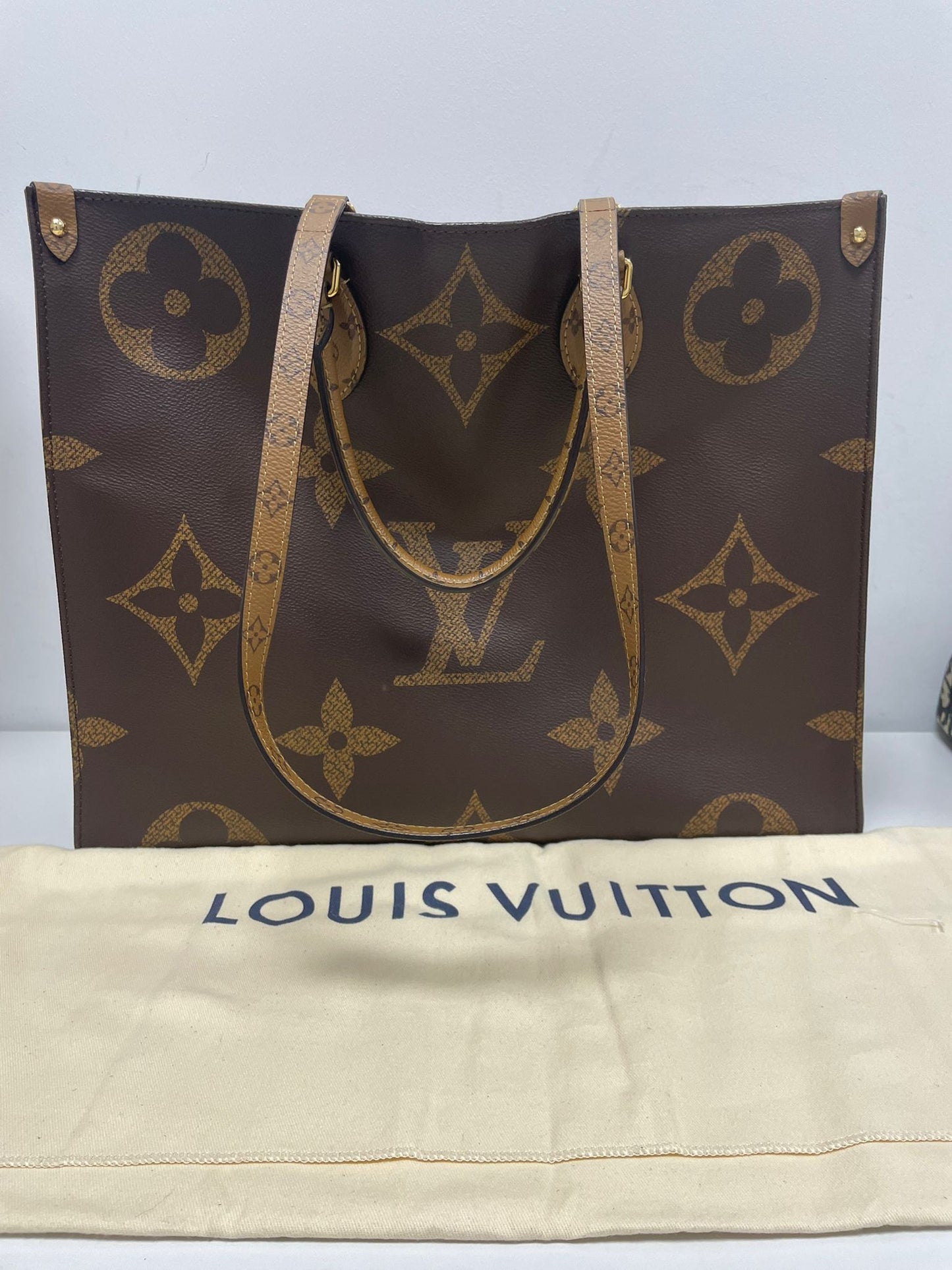 Louis Vuitton OnTheGo GM Monogram Reverse Giant Tote Bag