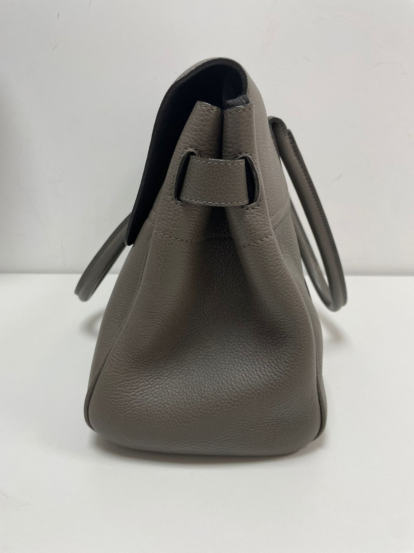 Mulberry Bayswater Classic Grain Leather Tote in Mole Grey